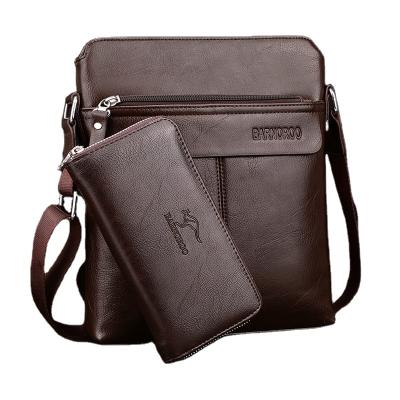 China Daily Use Mens Shoulder Bags Trendy Mens Fashion Business PU Leather Messenger Bags for sale