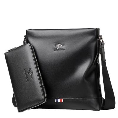 China Daily Use Mens Shoulder Bags Fashion PU Leather Bags Casual Messenger Bags for sale