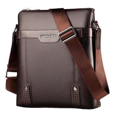 China New Style Men's Casual PU Leather Shoulder Bag Men's Messenger Bag Daily Use for sale