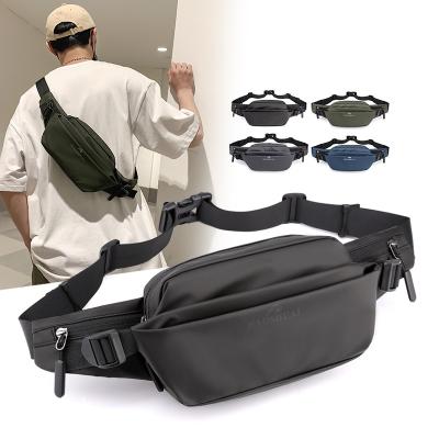 China Outdoor Waterproof Men's Personal Running Bag Water Proof Fashion Chest Casual Bag Casual Bag Messenger Waist Bag for sale