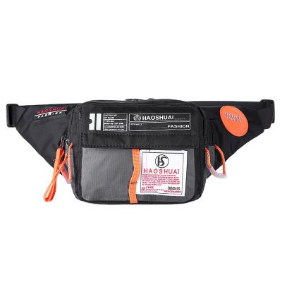 China Fashionable Water Proof Sports Outdoor Pockets Fashion Unisex Sports Bag Waterproof All-match Waist Bag for sale