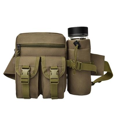 China Multi-Functional Travel Men's Water Bottle Riding Bag Water Proof Tooling Fishing Tackle Tactical Outdoor Waist Bag for sale