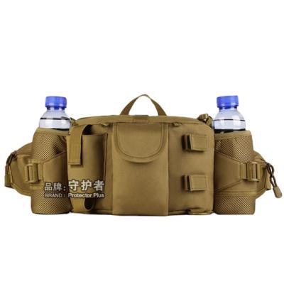 China Water Proof Double Water Bottle Cover Bag Large Outdoor Tactical Hussar Movable Multifunctional Waist Bag for sale