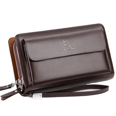 China Daily Use Men's Wallets Fashion Korean Style Folder Bag Business Clutch Bag for sale