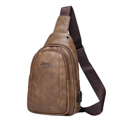 China Retro Fashion Waterproof Men's Shoulder Bag Messenger Bag New Small Casual Refillable Backpack Trunk Bag for sale