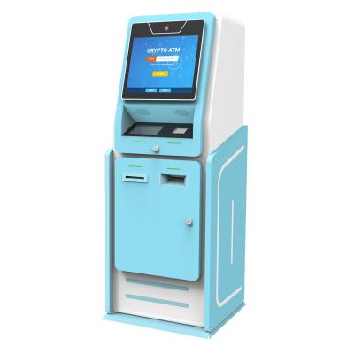 China SDK 19inch Touch Screen Payment Kiosk Bitcoin Terminal Machine With Cash Reycler for sale