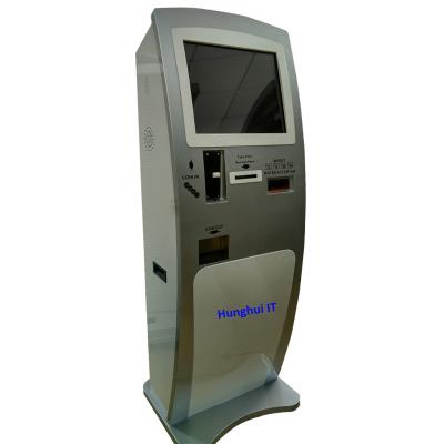 China Electronic Money Transaction 22 Inch Self Service Payment Kiosk Multi Touch Screen Kiosk With Thermal Ticket Printer for sale