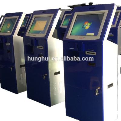 China Cold Rolled Steel Multi Payment Kiosk Interactive Bill Payment Kiosk With Card Dispenser for sale