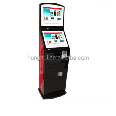 China Dual Barcode Reader Touch Screen Photo Printing Booth Barcode Scanner Information Terminal Digital Kiosk for sale