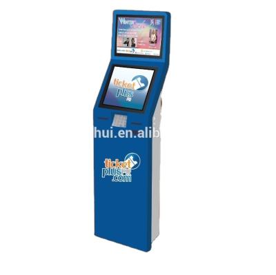 China Ticket Printing Mini Indoor Free Standing Android Cinema Automatic Queue Ticket Price Machine for sale