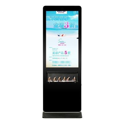 China 42 inch indoor digital signage kiosk mobile phone charging station for sale