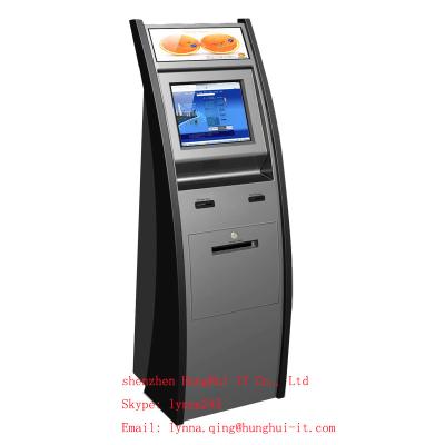 China Bank Hotel Self Service Touch Screen Check In Kiosk for sale