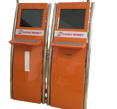 China Cold Rolled Steel Touch Screen Telecom Self Pay Kiosk Payment Machine for sale