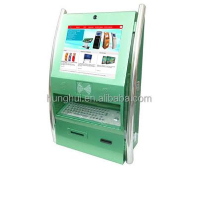 China Wall Mounted Kiosk With RFID Gift Voucher Phone Card Vending Machine With Card Dispenser for sale