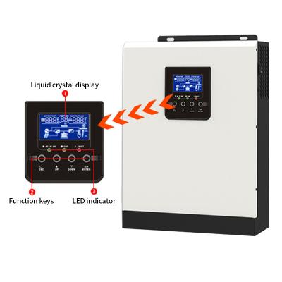 China hybrid inverter hybrid solar inverter 12v 220v inverter 305*272*100mm for sale