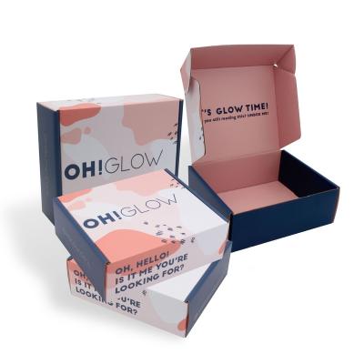 China Disposable Cosmetic Box Price Set Cardboard Cosmetics Shipping Corrugated Packaging Boxes for sale