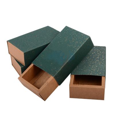 China Custom Disposable Eco Custom Logo Printed Hard Rigid Cardboard Jewelry Sliding Packaging Sliding Gift Box for sale