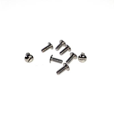 China Aluminum Stainless steel M1*3.0 half round head screw for watches for sale