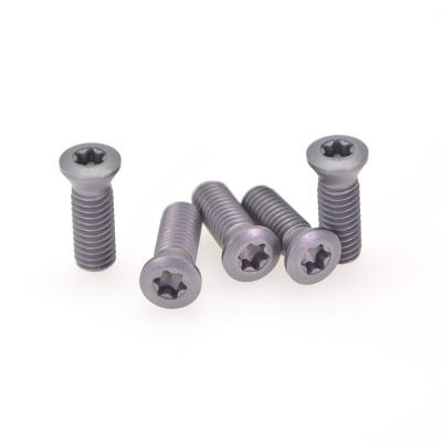 China Flat M6 Cutting tool screw customized high strength screws For Cutting tool fasteners insert and Indexable Mill Fasteners for sale