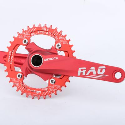 China MEROCA Mountain Bikes Mountain Bikes Crank 170mm Aluminum Alloy 32/34/36/38T 104BCD Bicycle Crankset for sale