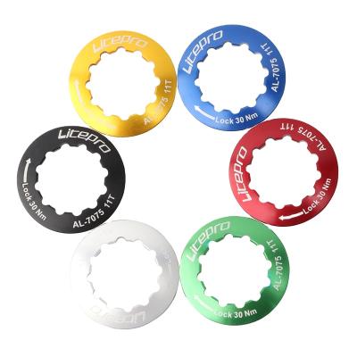 China Mountain Bikes Bicycle Steering Wheel Cover Aluminum Alloy Lock Cover Ultralight Steering Wheel Ring Lock Cover for sale