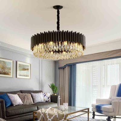 China Contemporary Pendant Lamp Light Hanging Led Hotel Lighting Chandeliers For Ceiling Lamps Gold Lights Chandelier Crystal Glass for sale