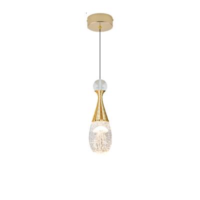 China Modern Popular Modern Gold K9 Crystal Lead Glass Light Chandelier Luxury Pendant Lights for sale