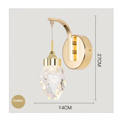 China Modern Simple LED Factory Direct Light Crystal Indoor Wall Lamp Acrylic for sale