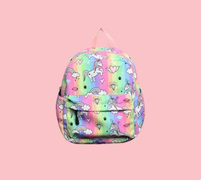 China Waterproof Kindergarten Girls Bags Dirty Car Design Boys Backpack Rainbow Cute Cartoon Children Backpack for sale