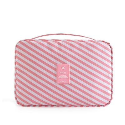 China Fashion Polyester Cosmetic Bag Large Travel Toiletry Bag Hanging Makeup Bag for sale