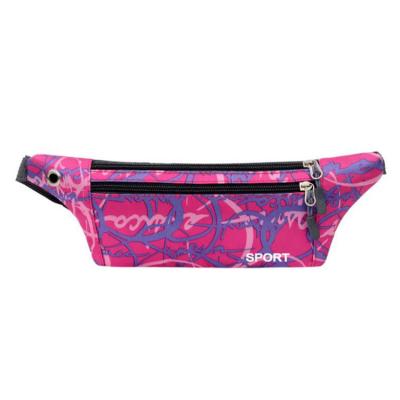 China Fashion Custom Printed Waterproof Running Bum Bag Fanny Pack for sale