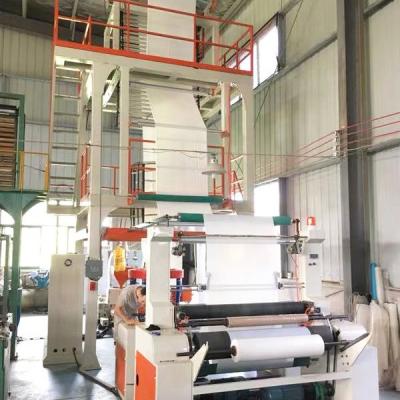 China Two Layer Co-Extrusion Film Blowing Machine HDPE Film Blowing Machine ABA Film Blowing Machine for sale