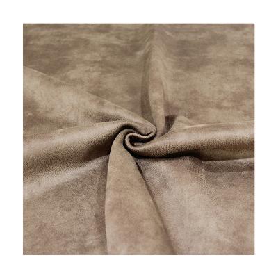 China Breathable High Quality Tanned Suede Fabric For Sofa And Chairs for sale