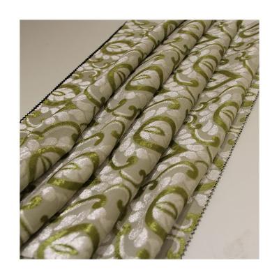 China Breathable High Grade Blackout Jacquard Velvet Fabrics For Curtain for sale