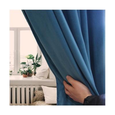 China Holland Anti-Static Velvet Curtain Fabric Elegent Living Room Curtain for sale