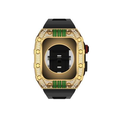 China Luxury Advanced Customization Luxury Watch Electroplating Protective Case For Apple Watch 7 6 5 4 Series for sale