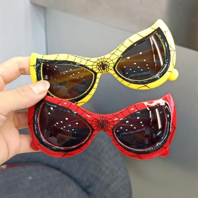 China Fashion Sun Glasses Sunglasses For Kids Sunglass Kids Cartoon Superhero Glasses Cute Personality UV Protective Cute Eyewear for sale