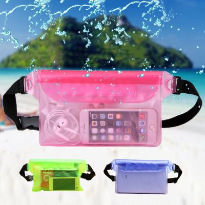 China Ski Drift Diving Shoulder Waist Pack Bag Bottom Water Cell Phone Filter Waterproof Swimming Cover For Beach Boat Sports for sale