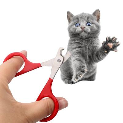 China Viable Cat Nail Clippers for Cat Professional Puppy Claws Cutter Dog Small Pet Nails Scissors Trimmer Grooming and Care Cat Accessories for sale