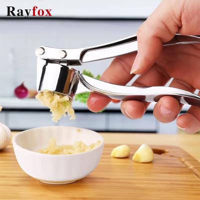 China Sustainable 1pcs Garlic Press Crusher Kitchen Cooking Vegetable Ginger Squeezer Masher Handheld Ginger Meat Grinder Machines Kitchen Accessories for sale