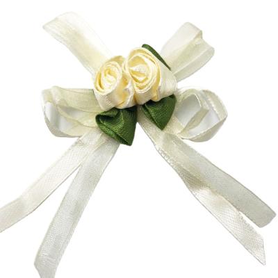 China Holiday Party Gift Box Decorations Gift Wrapping Ribbon Decorative Pull Flower Ribbon for sale