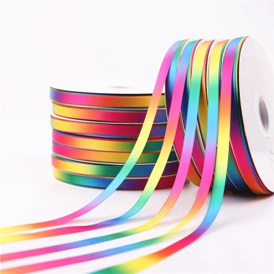 China Best Viable Quality Roll 10mm Satin Ribbons Arts Silk Crafts Sewing Ribbon Materials Handmade Gift Wrap for sale