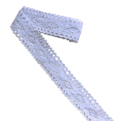 China Viable Hot Selling Garment High Quality Crochet Lace Trimmings Cotton Lace Trims for sale