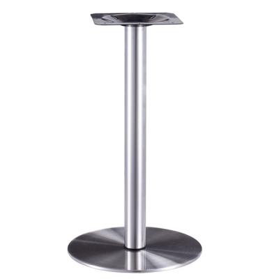 China New Type Modern Nordic Dining Furniture Cafe Metal Stainless Steel Restaurant Table Steel Leg Modern for sale