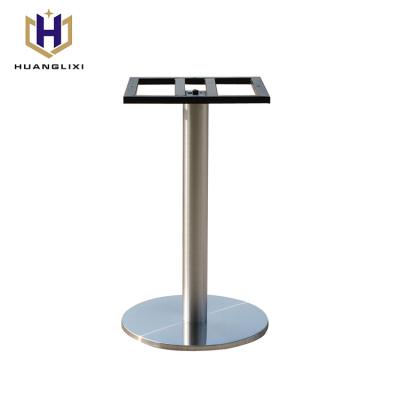 China Modern High Grade Composite Plastic Dining Modern Stainless Steel Table Base For Hotels for sale