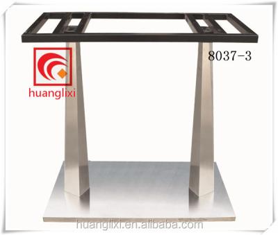 China Modern Composite Base Cafe Stainless Steel Metal Dining Table Legs for sale