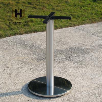 China Modern hotel composite chassis, thickened base table legs, stainless steel table frame for sale