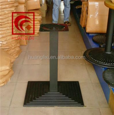 China Modern Black Stairs Cast Iron Base For Restaurant for sale