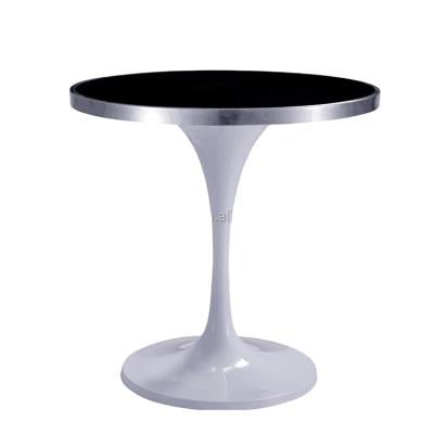 China Furniture Hardware Tulip Table Base For Coffee Modern Marble Oval Tea Coffee Dining Table for sale