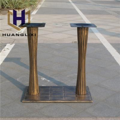 China Modern Antique Metal Square Hardware Furniture Low Dining Table Legs For Sale for sale